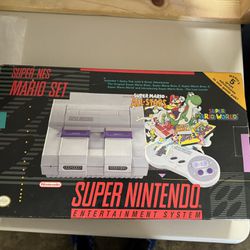 Super NES Mario Set (Tested/Clean)