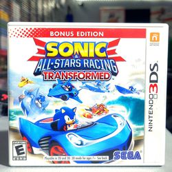 Sonic & All-Stars Racing Transformed -- (Nintendo 3DS, 2013)  *TRADE IN YOUR OLD GAMES/TCG/COMICS/PHONES/VHS FOR CSH OR CREDIT HERE*