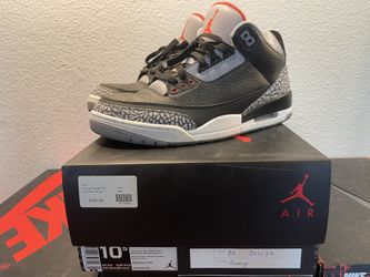 Jordan 3 Black Cement 2018 10.5