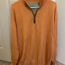 Mens XXL 1/2 Zipper Orvis Sweater