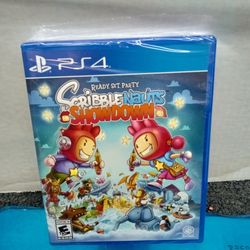 PS4 Scribble nauts Showdown 1 To 4 Players Factory Sealed 