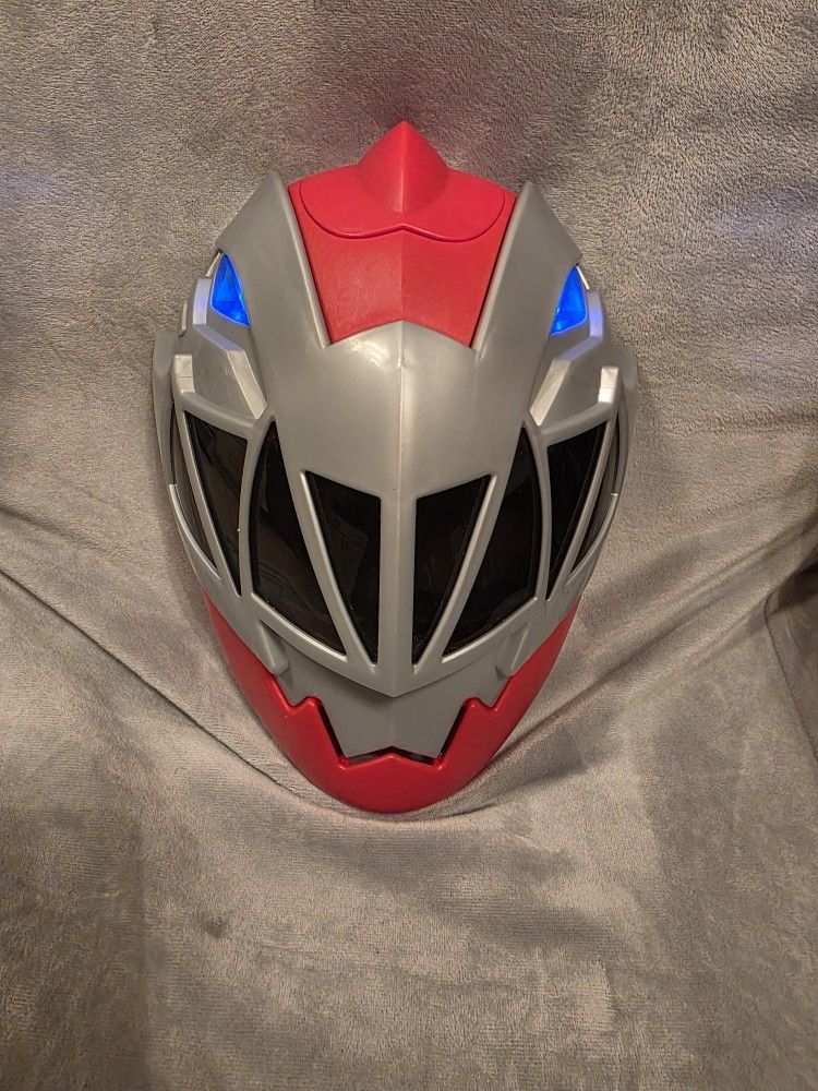 Power Rangers Red Dino Fury Deluxe Child Light Up Adjustable Mask