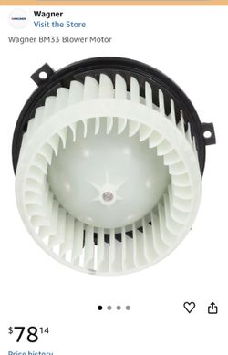 Wagner BM33 Blower Motor Brand New In Opened Box .