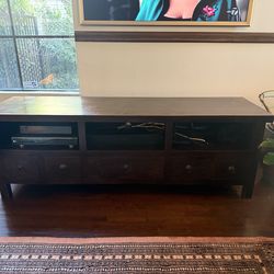 Solid Wood Media Console