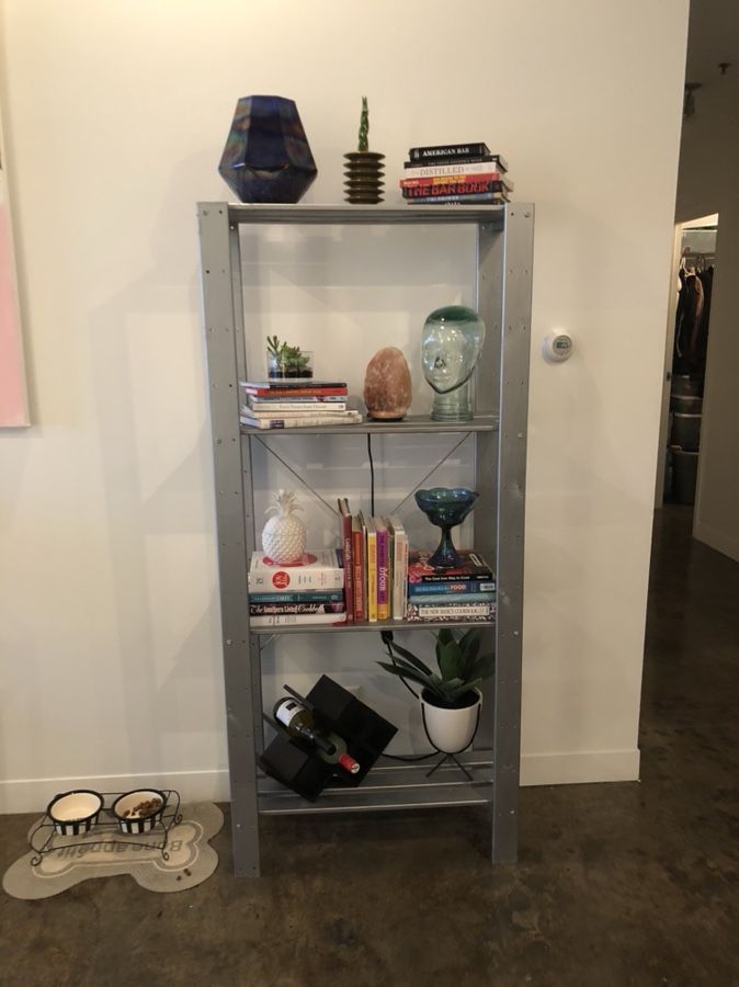 Silver shelf
