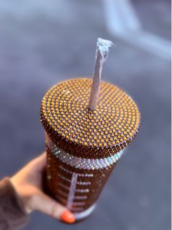 Bling Football Tumbler