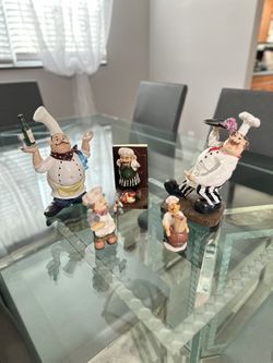 Chef Decorative Sculpture De Or