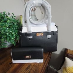 Kate Spade Medium Satchel & Slim Flap Wallet