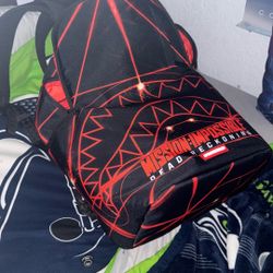 Mission Impossible Sprayground Backpack With Tags 