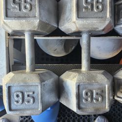 95 Pound Dumbells