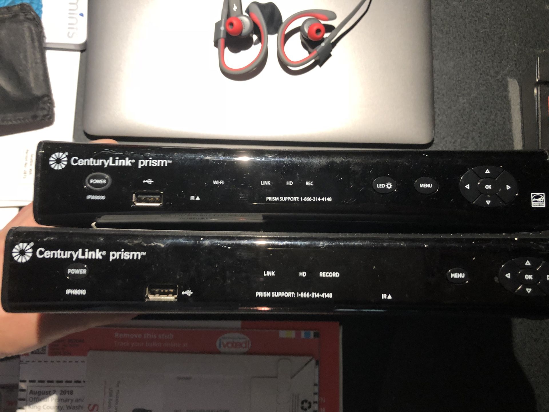 Centurylink DVR and wireless router for prism tv + extra set top box