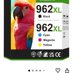 962XL Ink Cartridges for HP 9015e 9018e 9025e 9012e 9015 9010 9012 9012e 9015 9010 9012 9018 9020 9025 Printer (4 Pack).