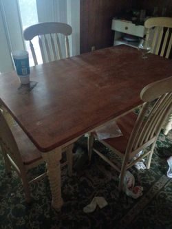 Kitchen table with chairs