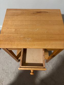 Wooden coffee table