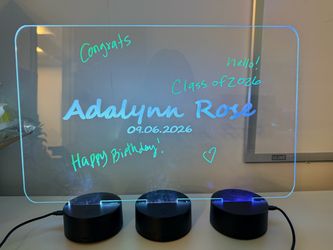 Custom Acrylic Light up Signs