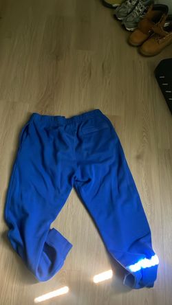 Blue Nike sweatpants