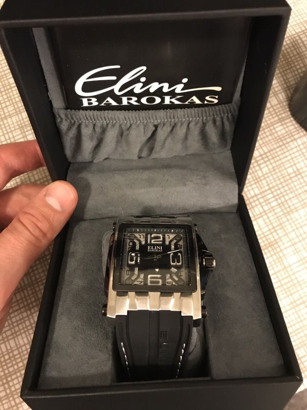 Brand new Elini Barokas men's watch.
