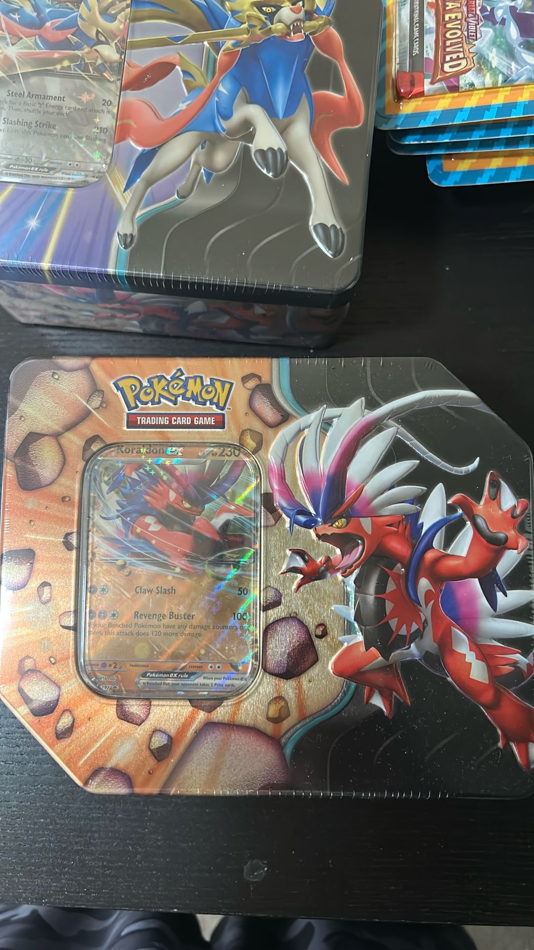 Pokemon: Koraidon Ex Slashing Legends Tin
