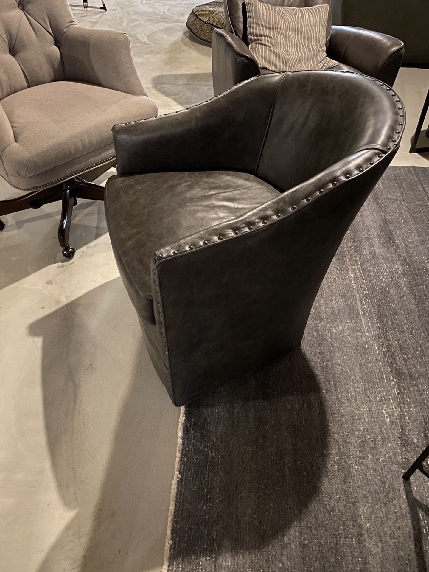 Arhaus giles best sale swivel chair