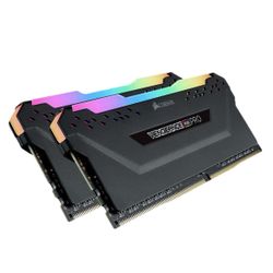 CORSAIR - VENGEANCE RGB PRO 32GB (2x16GB) DDR4 3600MHz C18 UDIMM Desktop Memory - Black