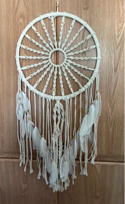 Boho macrame wall art