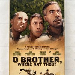 O Brother Where Art Thou VHS George Clooney John Goodman 2000