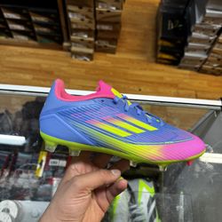Adidas F50 League FG Soccer Cleats Blue Multiple Sizes Available