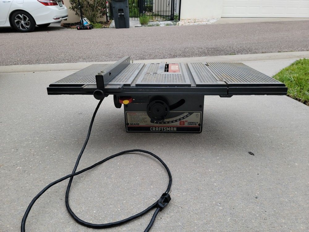 Craftsman 8" Direct Drive Table Saw