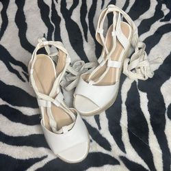 Wedge Summer Shoes (Tie-Up)