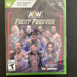 AEW FIGHT FOR EVER XBOX SEALED