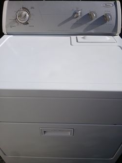 Whirlpool gas dryer works good good conditions trabaja muy vien