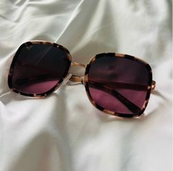 Maui Jim Pua MJ 865 09 Tortoise Rose Gold + Maui Rose Polarized Lens Sunglasses