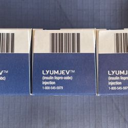 Brand New Vials Of Lyumjev Insulin 