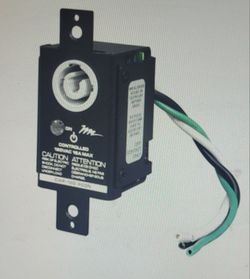 Middle Atlantic CWP-120-PCON  16A Rated Controlled Wall Plate PowerCON