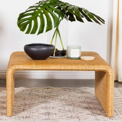 Brand New Natural Rattan Coffee Table 