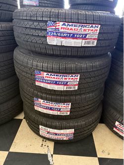 ✅ 225 65 R 17 vendo llantas nuevas marca American
