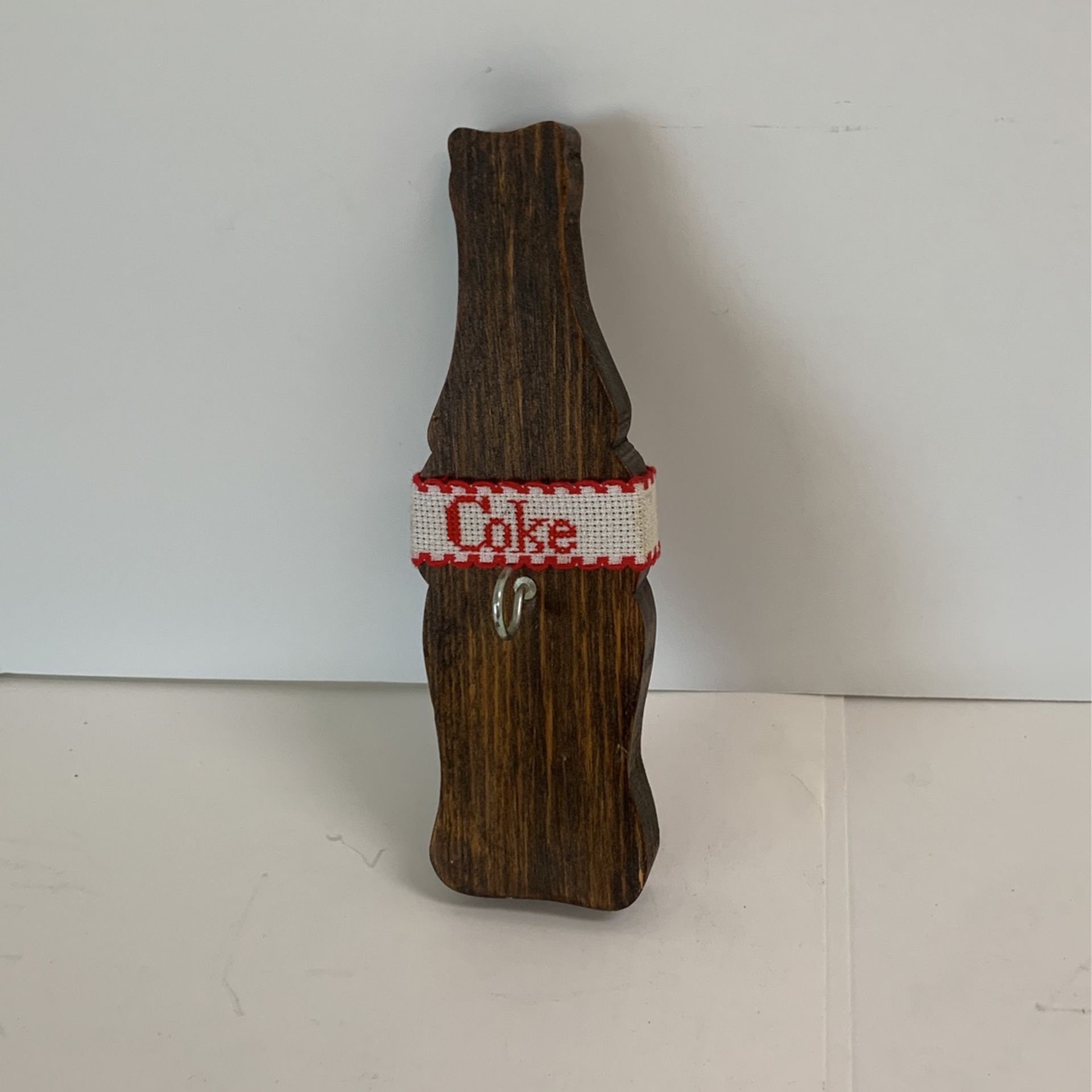 Wood Coca-Cola Key Chain Holder 