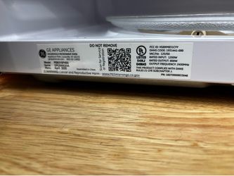 General Electric GE microwave oven
