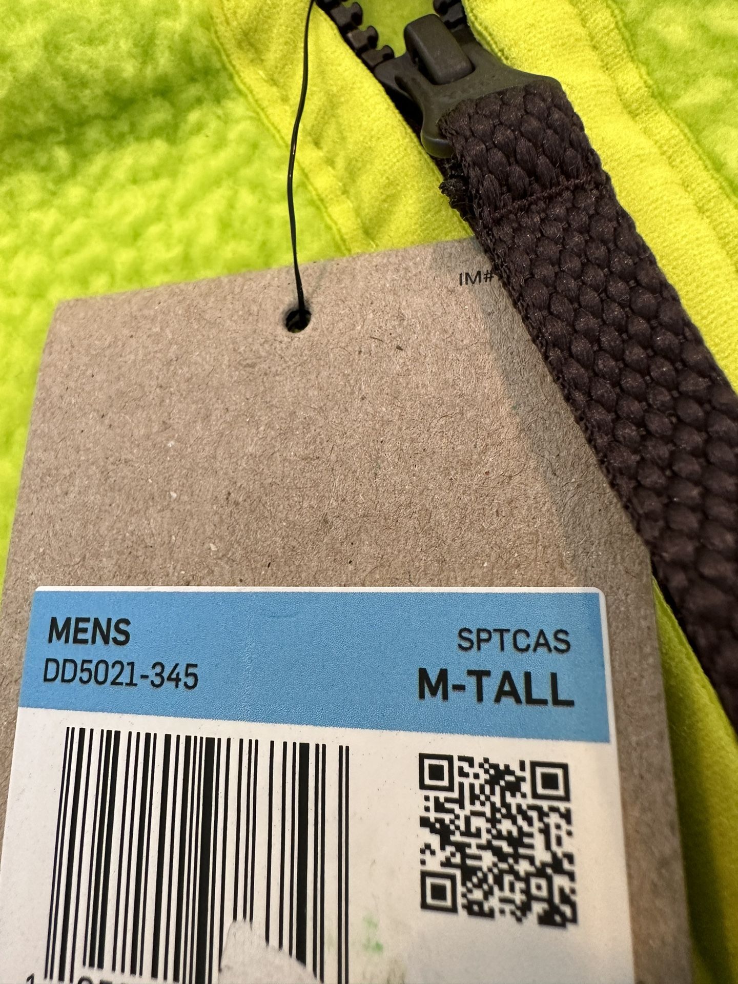 Nike Sportswear Essentials + Sherpa Fleece Jacket Mens Medium TALL