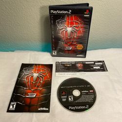 Spider-Man 3 PS2 (Sony PlayStation 2, 2007) Complete W Manual & Movie Ticket