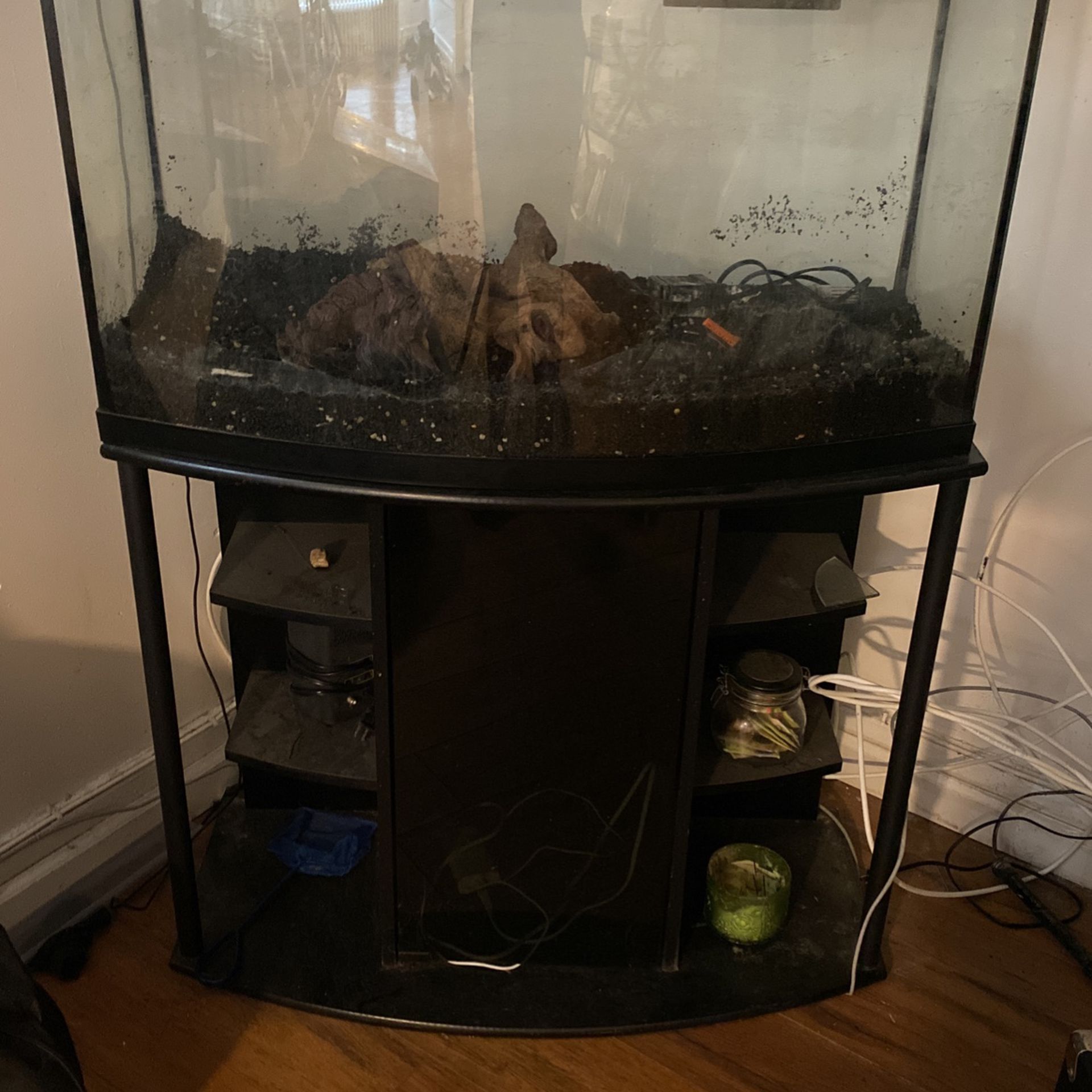 90 gallon Bow front Aquarium fish tank for Sale in Philadelphia, PA -  OfferUp