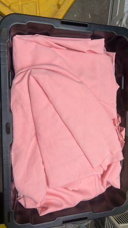 Light rose round table cloth