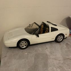 Barbie white ferrari hotsell