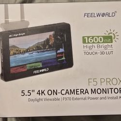 FEELWORLD F5 Prox 5.5 Inch 1600nit High Bright DSLR Field Camera Monitor