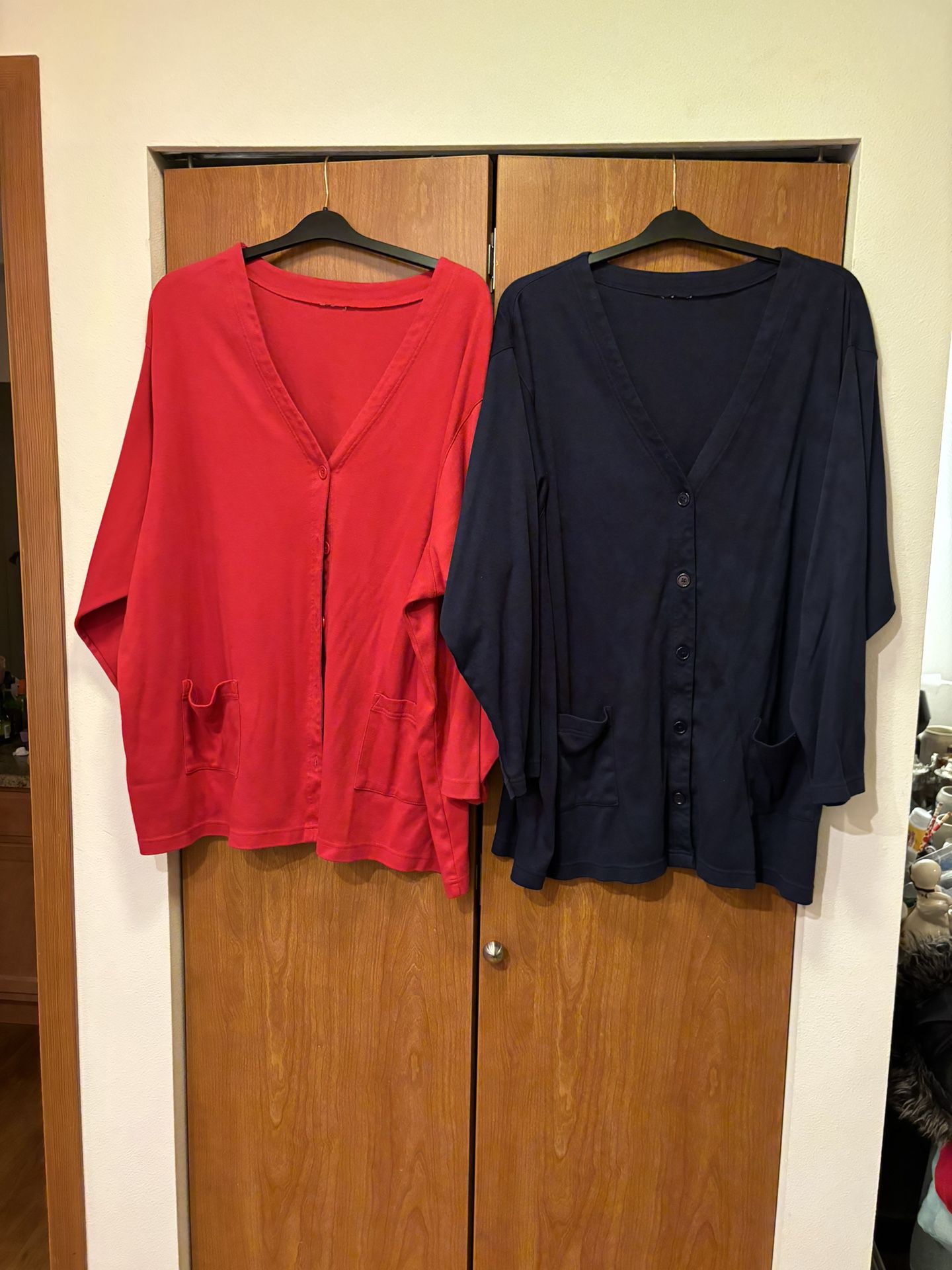 Set Of Two Women’s Long Sleeve Cardigans 3XL
