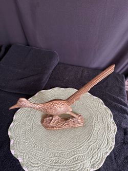 Vintage Brass Roadrunner Figurine
