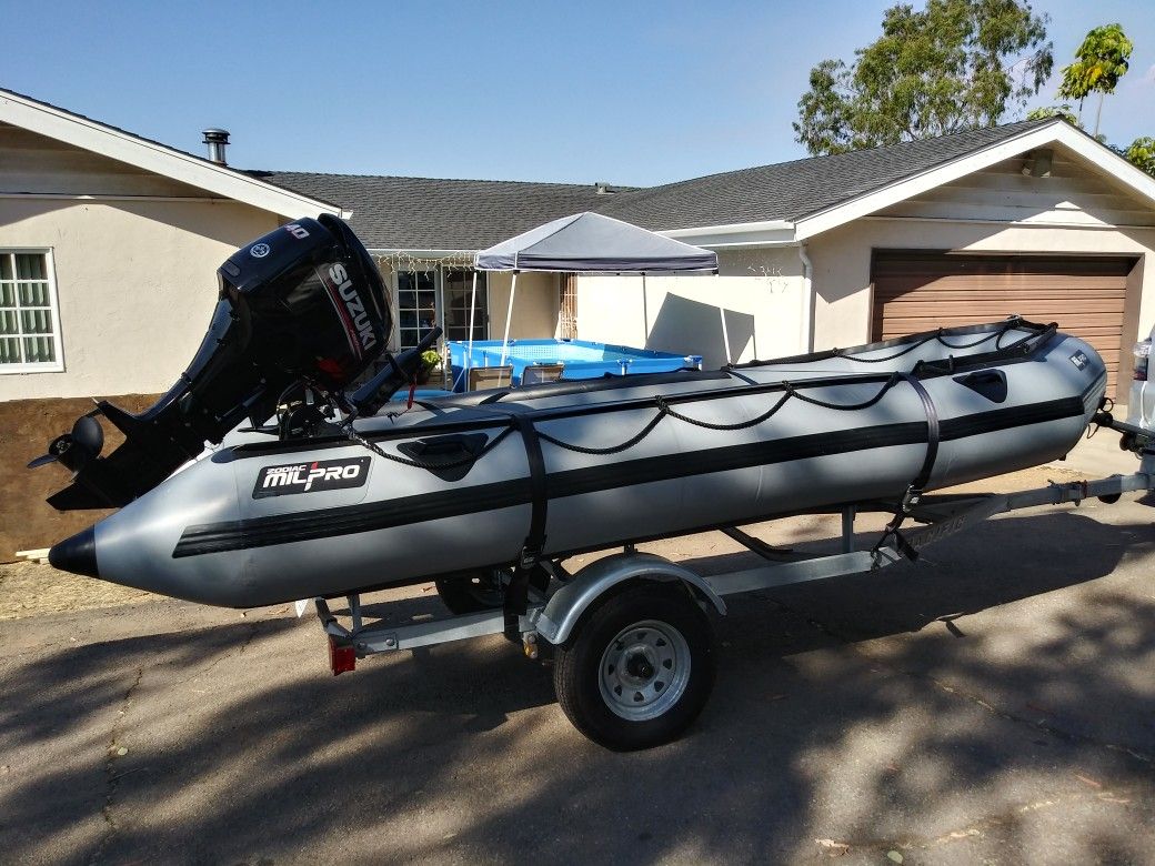Zodiac Milpro Inflatable Boat 15.5 Ft Suzuki 40hp