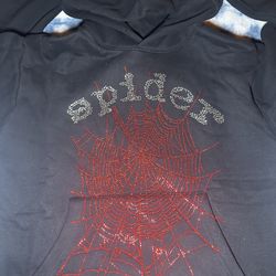 Spyder Hoodie Rhinestone 