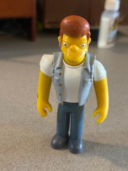 Snake 2001 Playmates The Simpsons World of Springfield Figures WOS 5”