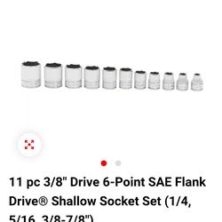 Snap on socket sets